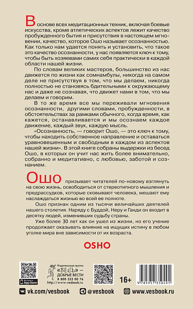 Осознанность. Ключ к жизни в равновесии - Раджниш Ошо